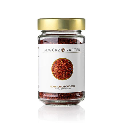 Gewürzgarten Röda chilifrukter, milda, malda, 2–4 mm, 90 g