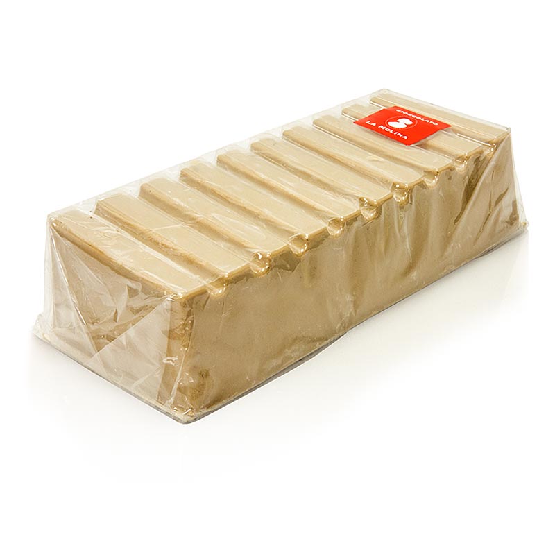 Choklad Gianduja-nougat, vit, La Molina, 1 kg