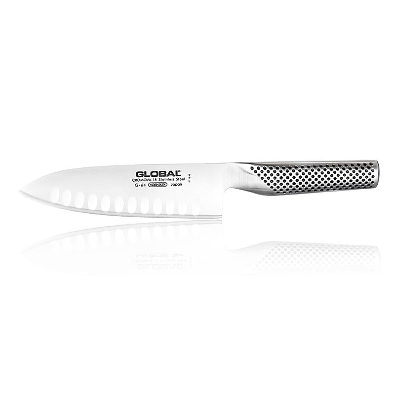 Global G-64 / G-84 Santokukniv med skär, 16 cm, 1 st