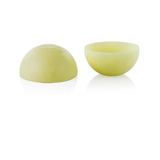 Chokladform – halvsfär, vit, 70 mm, Cluizel, 375 g, 30 st