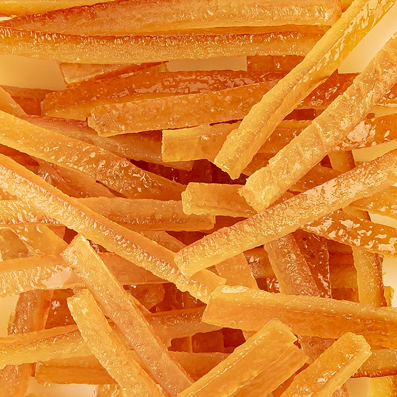 Orangeat, kanderad apelsinskal, i strimlor, Aiguillettes, 1 kg