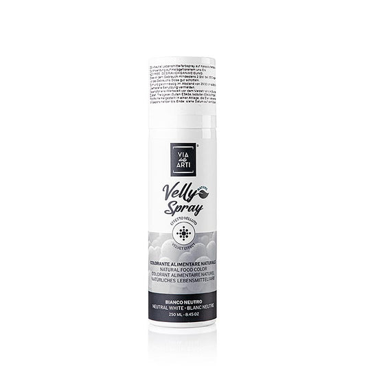 Kakaosmörspray, Velvet/samteffekt, vit (neutral), Velly, 250 ml