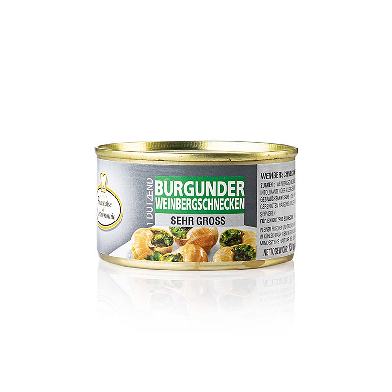 Vingårdssniglar, mycket stora, 1 dussin, Francaise de Gastronomie, 130 g