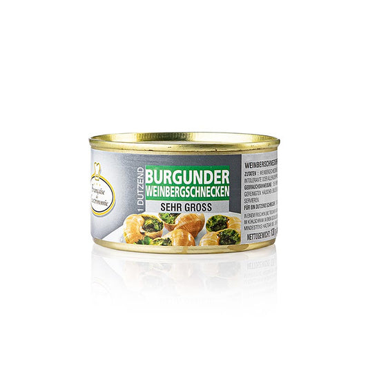 Vingårdssniglar, mycket stora, 1 dussin, Francaise de Gastronomie, 130 g