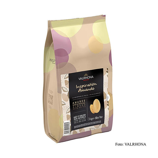 Valrhona Inspiration Amande – vit, mandelspecialitet med kakaosmör, 3 kg