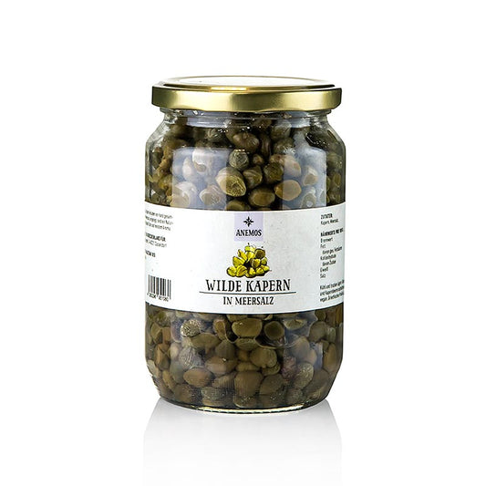 Vilda kapris, i havssalt, Anemos, 600 g