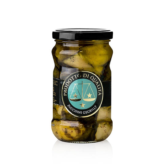 Grillad zucchini, inlagd, La Bilancia, 280 g