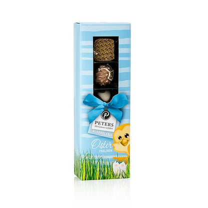 Påskpraliner "Küken Blau", alkoholfri, Peters, 60 g, 5 st