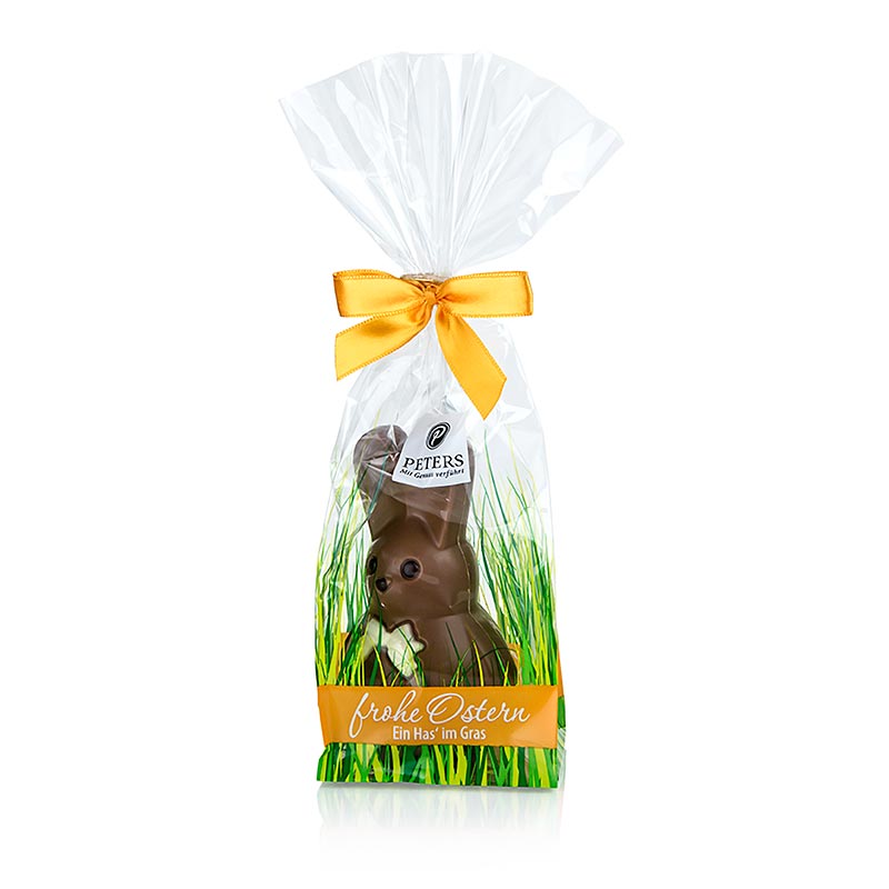 Påskhare, stor, mjölkchoklad med dekoration, Peters, 90 g