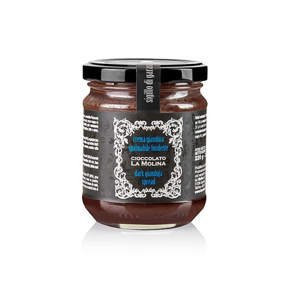 Gianduja-nougatkräm, mörk, La Molina, 220 g