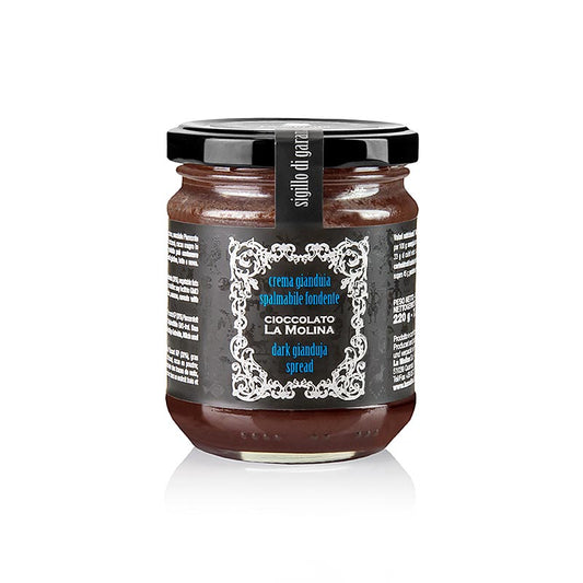 Gianduja-nougatkräm, mörk, La Molina, 220 g