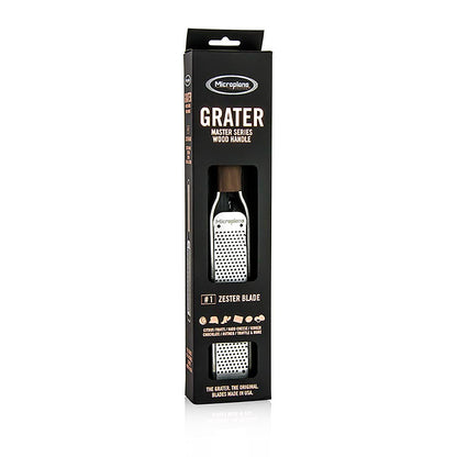Microplane Master-serien – zester, med trähandtag, 1 st