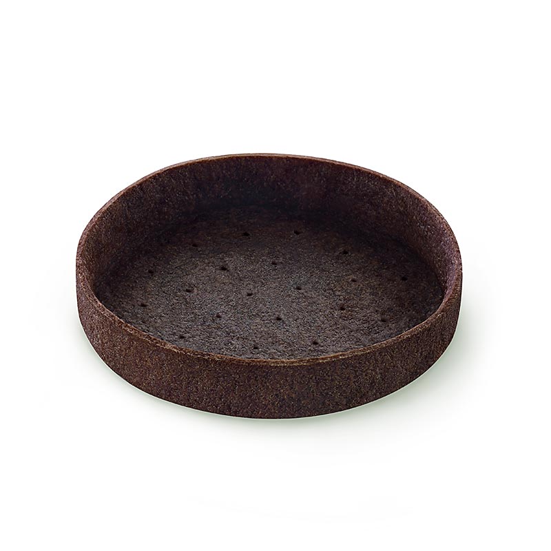 Dessert-tarteletter – Filigrano, runda, ø 8,3 cm, H 2 cm, chokladmördeg, 55 st