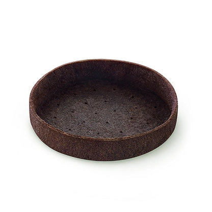 Dessert-tarteletter – Filigrano, runda, ø 8,3 cm, H 2 cm, chokladmördeg, 55 st