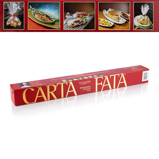 CARTA FATA® matlagnings- och stekfolie, värmetålig upp till 220 °C, 50 cm x 25 m