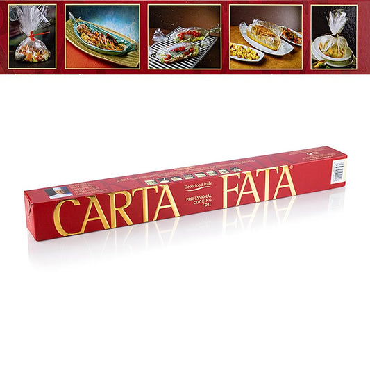 CARTA FATA® matlagnings- och stekfolie, värmetålig upp till 220 °C, 50 cm x 50 m