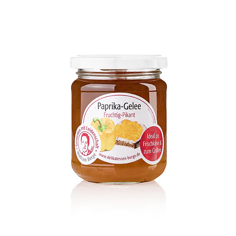 Paprikagelé, gul, söt-kryddig, Wolfram Berge, 225 g