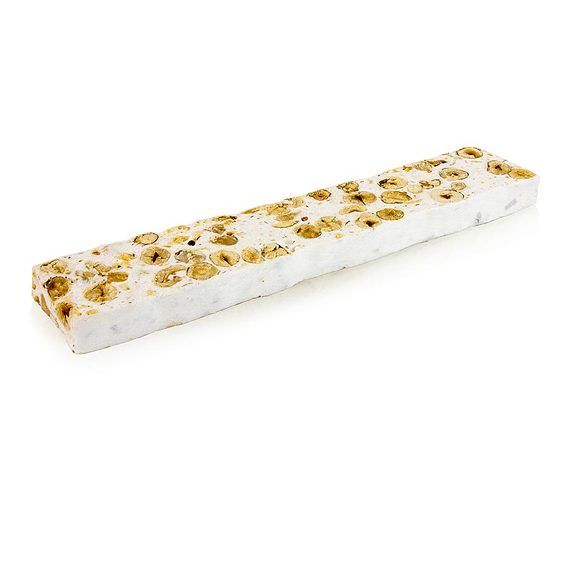 Italiensk torrone – Nocciole, rostade hasselnötter, mjuk bar, 180 g