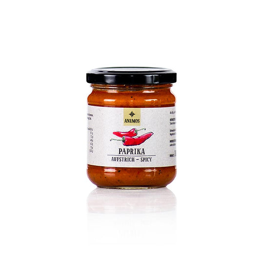 ANEMOS Tapenade med röd paprika (kryddig), 200 g