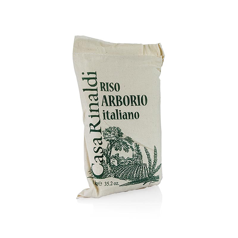 Arborio Superfino, risottoris, i jutepåse, Casa Rinaldi, 1 kg