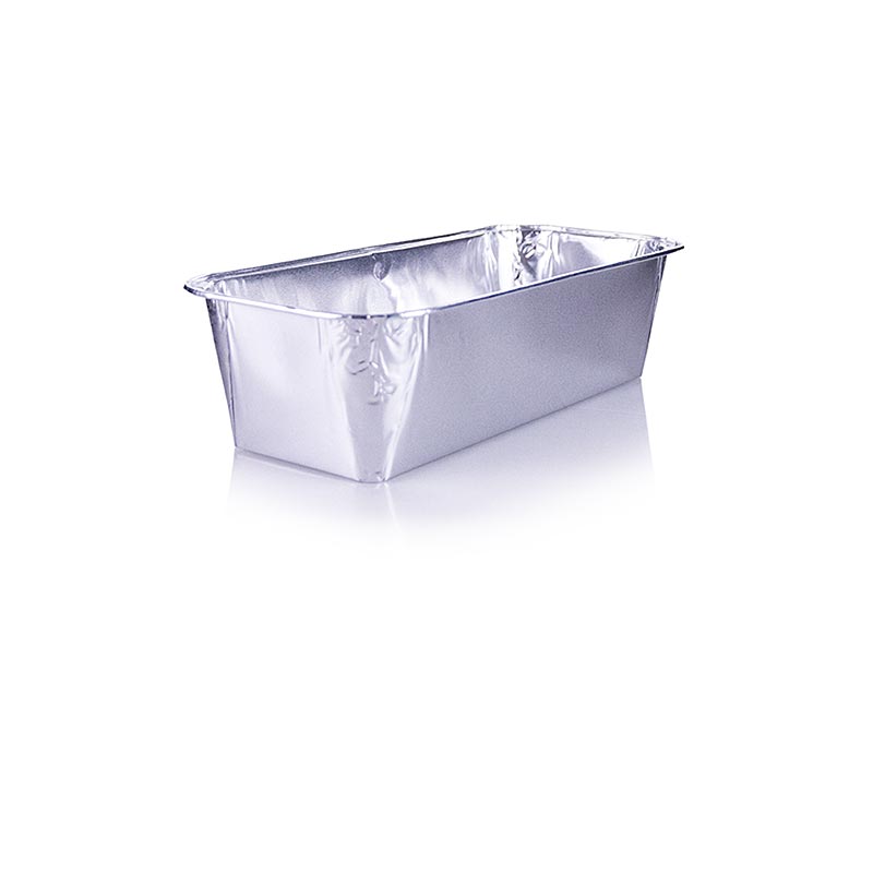 Engångsskålar i aluminium för takeaway, rektangulära, 6x10,2x23 cm, 1,09 l, 10 St