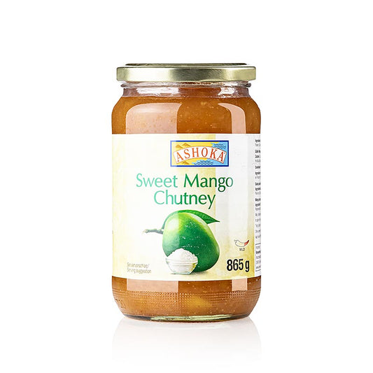 Mangochutney, söt, Ashoka, 865 g