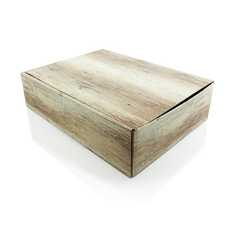 Vinpresentkartong, "Wood", för 3 flaskor à 0,75 l, 1 st