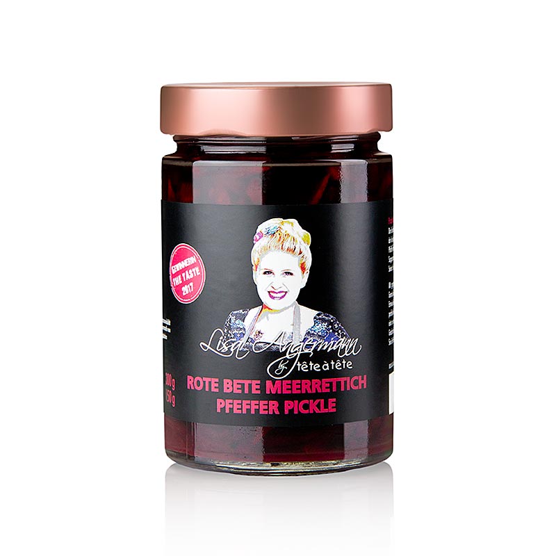 Rödbetor – pepparrot – peppar-pickles, av Lisa Angermann, 300 g