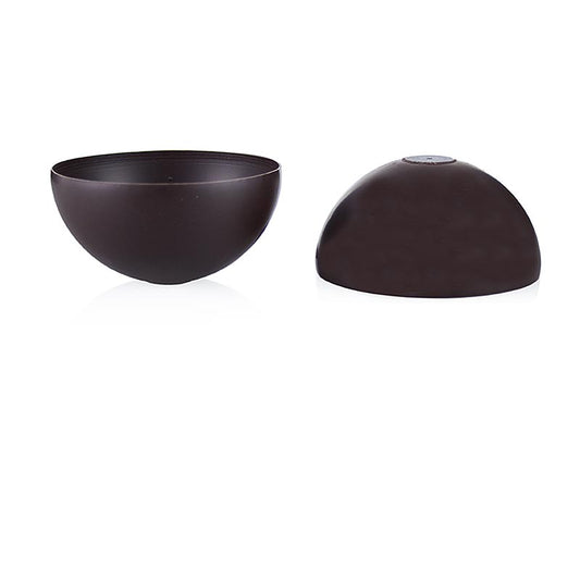 Chokladform – halvsfär, mörk, 70 mm, Cluizel, 375 g, 30 st