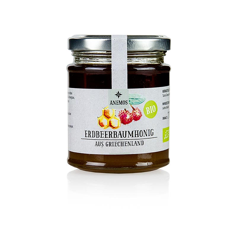 ANEMOS jordgubbsträdshonung, ekologisk, 270 g