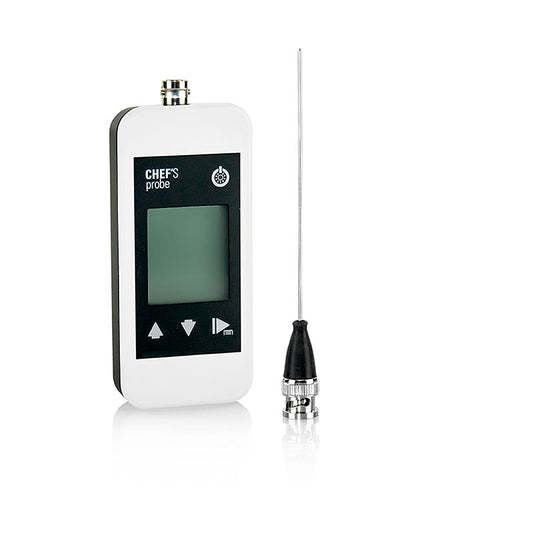 Chef´s Probe termometer med digital display, stickprob, 1,5 mm, vit, 1 st