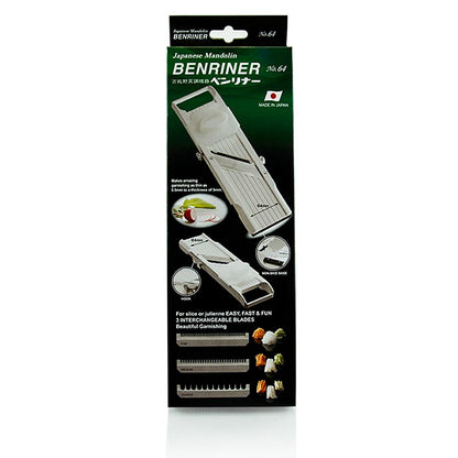 Grönsaksskalare, Benriner Cutter BN-64/W, 3 julienne-insatser, 1 st