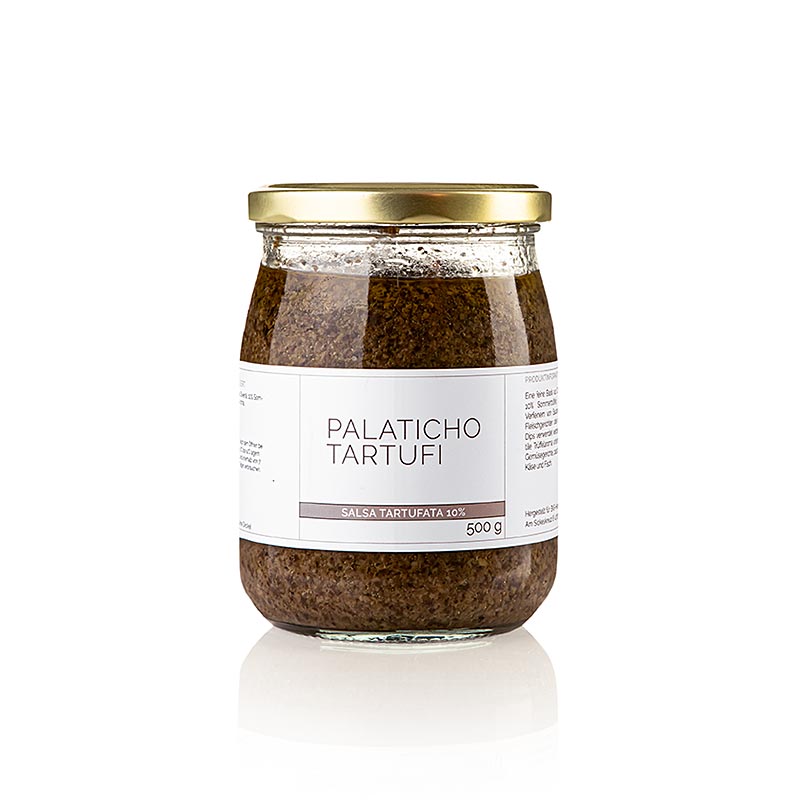Tryffelsås Salsa Tartufata, med 10 % sommartryffel, Palaticho Tartufi, 500 g