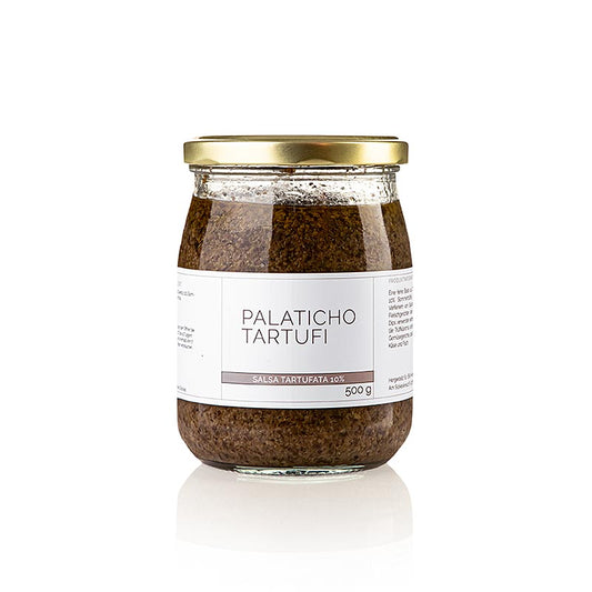 Tryffelsås Salsa Tartufata, med 10 % sommartryffel, Palaticho Tartufi, 500 g