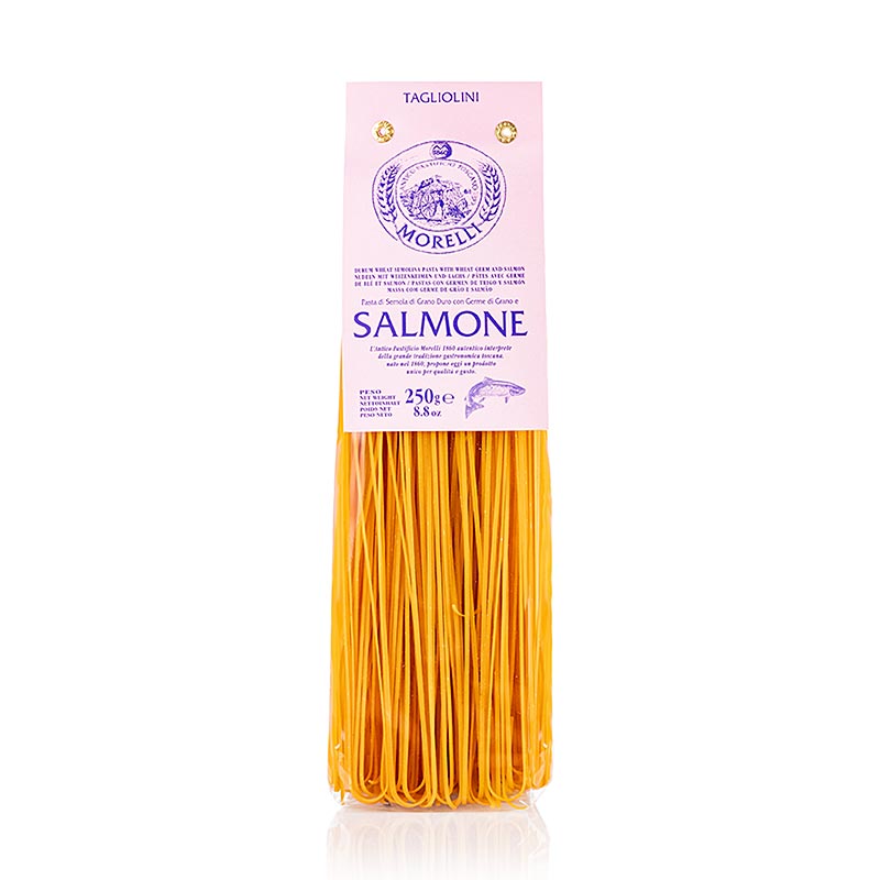 Morelli 1860 Tagliolini Salmone, med lax och vetegroddar, 250 g