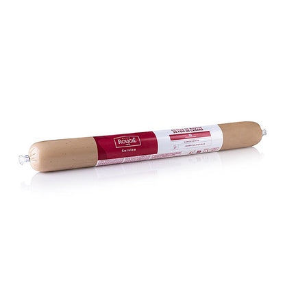 Anka-foie gras-mousse, i stavform, 50 % foie gras, Ø 36 mm, 38 cm, Rougié, 400 g