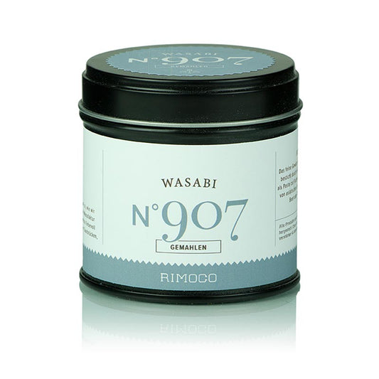Wasabi – grönt pepparrotspulver, av 100 % wasabi (Eutrema japonica), 40 g