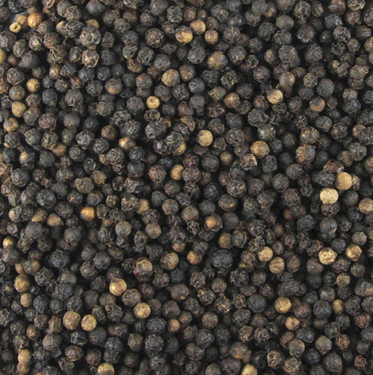 Sarawakpeppar, svart, hel, 1 kg