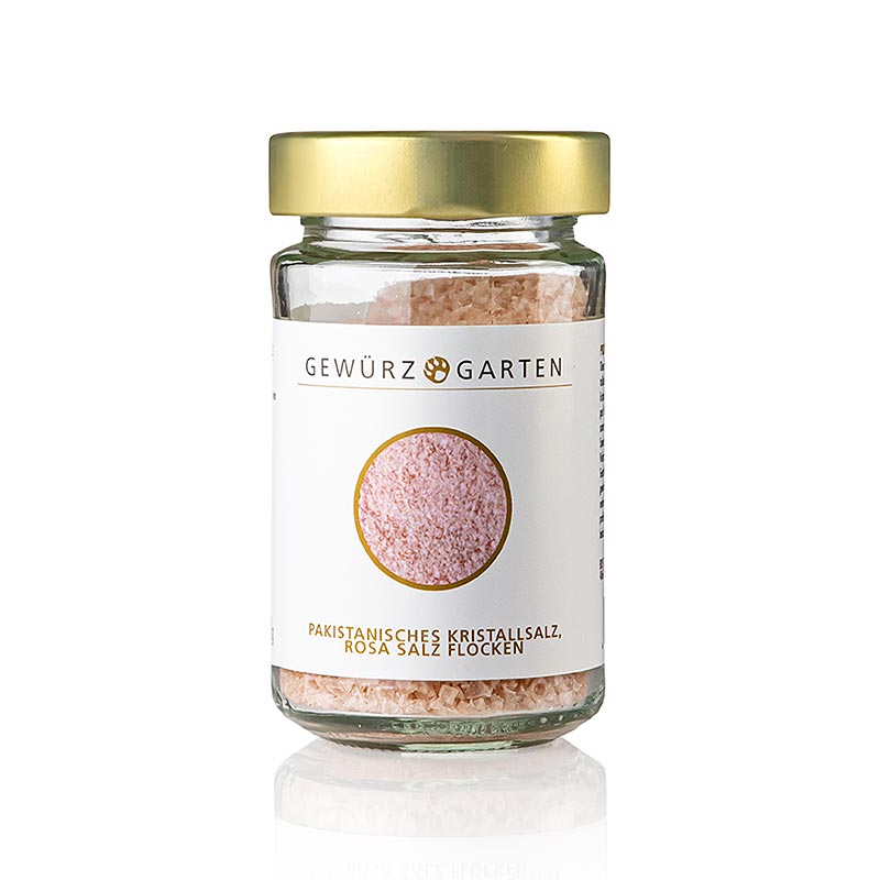 Gewürzgarten pakistanskt kristallsalt, rosa saltflingor, 100 g