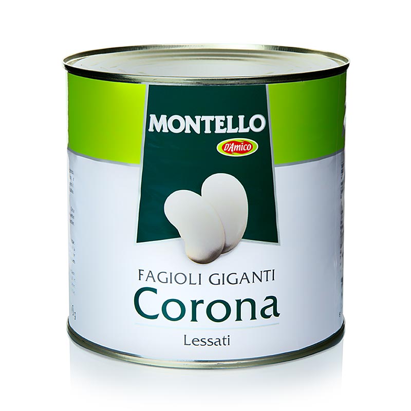 Corona-bönor, stora, kokta, Montello, 2,5 kg
