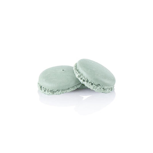 Gröna macarons, mandelmaränghalvor, för fyllning, ø 3,5 cm, 921 g, 384 st