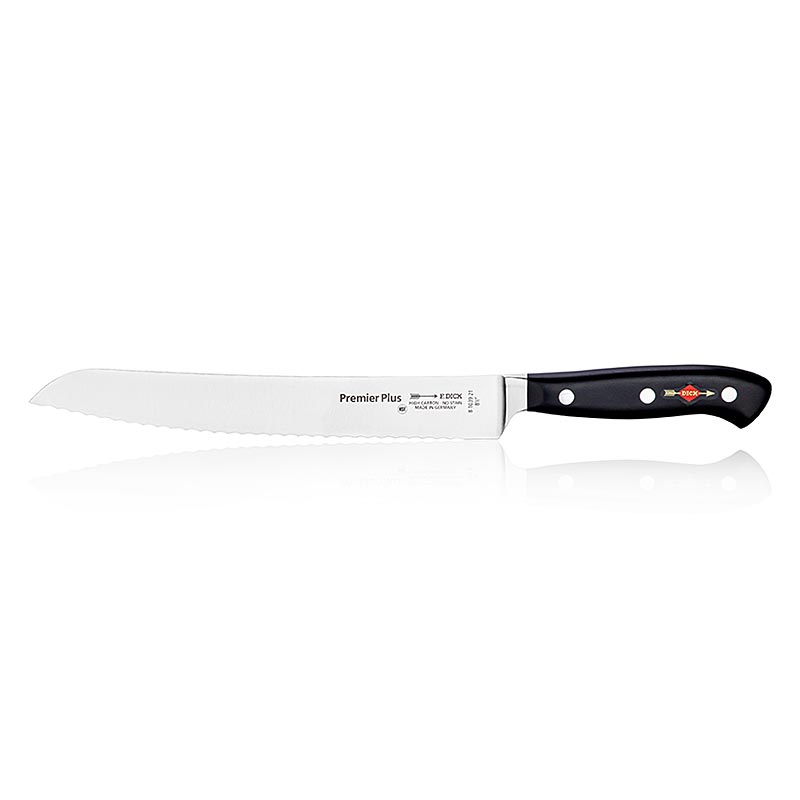 Serie Premier Plus brödkniv med vågig egg, 21 cm, DICK, 1 st