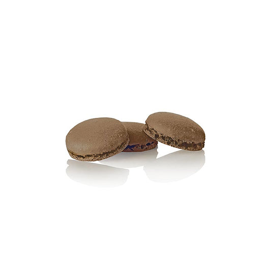 Macarons choklad (mandelmaräng) ca. Ø 3,5 cm (70234), 1,34 kg, 384 st