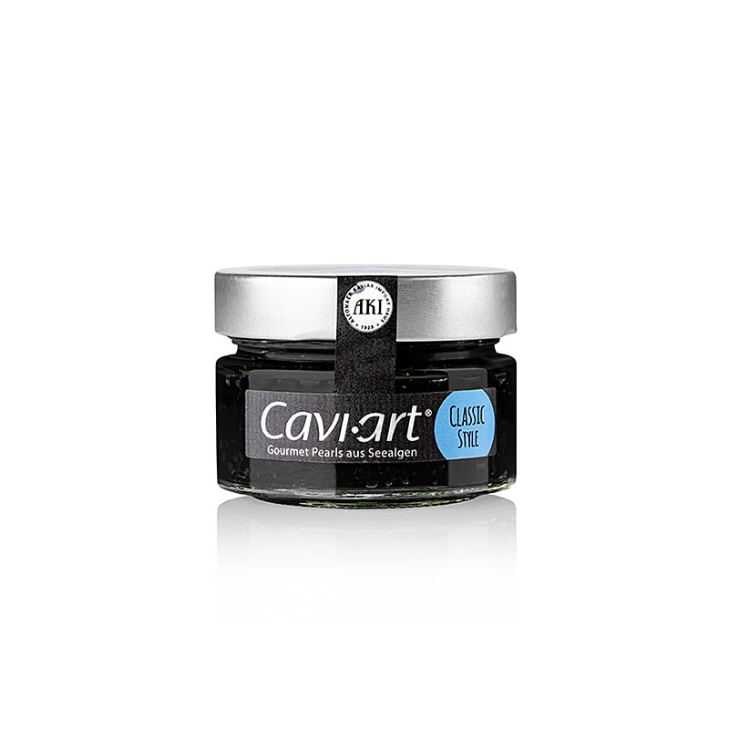 Cavi-Art® algkaviar, svart, vegansk, 100 g