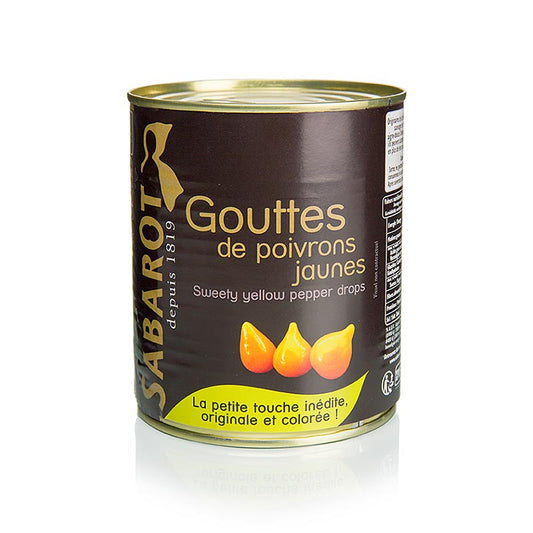 Paprikadroppar, gula, Sweety Drops, "Gouttes de Poivron", 793 g
