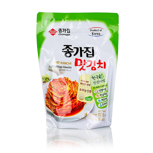 Kimchi – inlagd kinakål, Jongga, 500 g