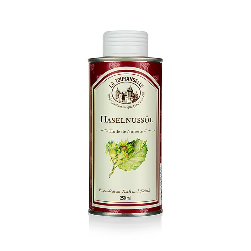 Hasselnötsolja, rostad, La Tourangelle, 250 ml