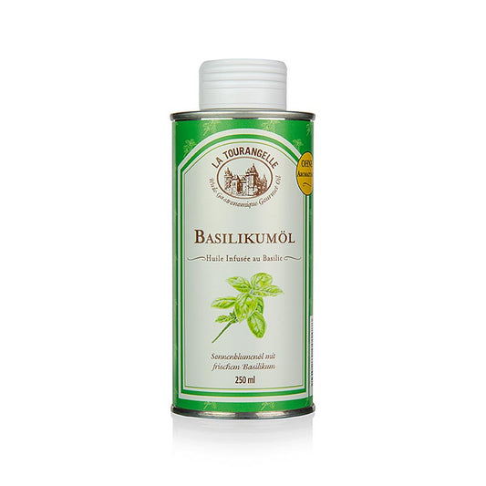 Basilikumolja, infuserad, La Tourangelle, 250 ml