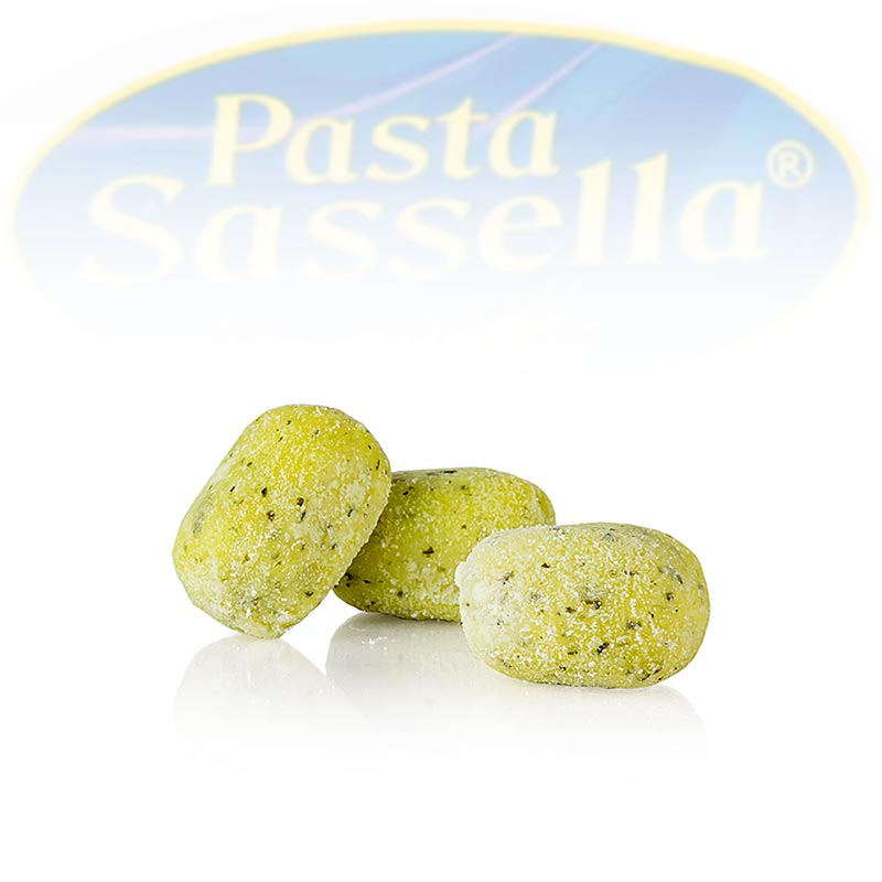 Gnocchi alla Rucola, med ricotta- och rucolafyllning, Sassella, 500 g