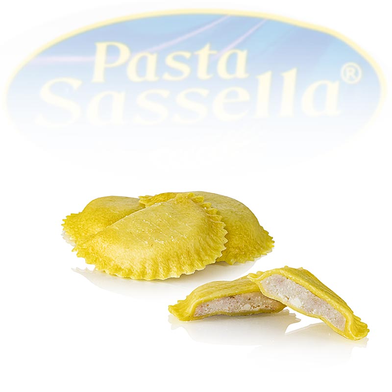 Färska ravioli/panzerotti med gorgonzola- och valnötsfyllning, Sassella, 500 g